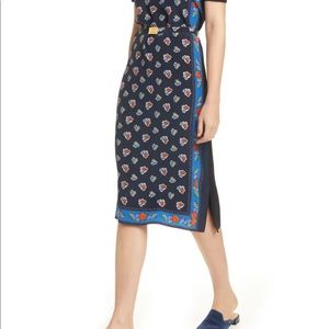 Tory Burch Printed Sweater Dress